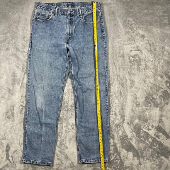 Levis 550 Straight Leg Denim Jeans Medium Wash Cotton Classic Fit Mens 34x32 - Picture 5 of 11